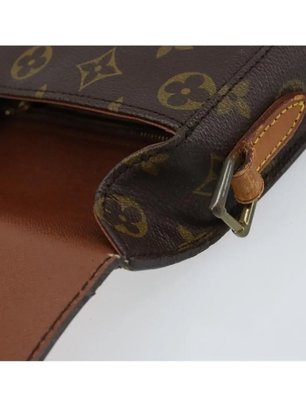 Authentic LOUIS VUITTON Monogram Saint Cloud MM Shoulder Bag M51243 LV - Picture 14 of 16